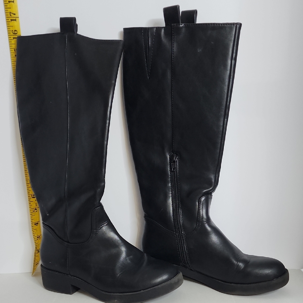 a new day Black Knee Boots